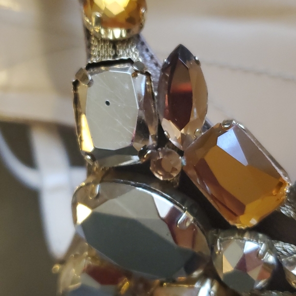 Kate Spade Crystal Embellished Leather Sandal, Size 38 - Picture 12 of 12